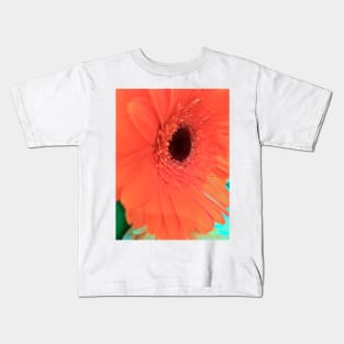 Orange Flower - Autumn Bouquet - Flowers Kids T-Shirt